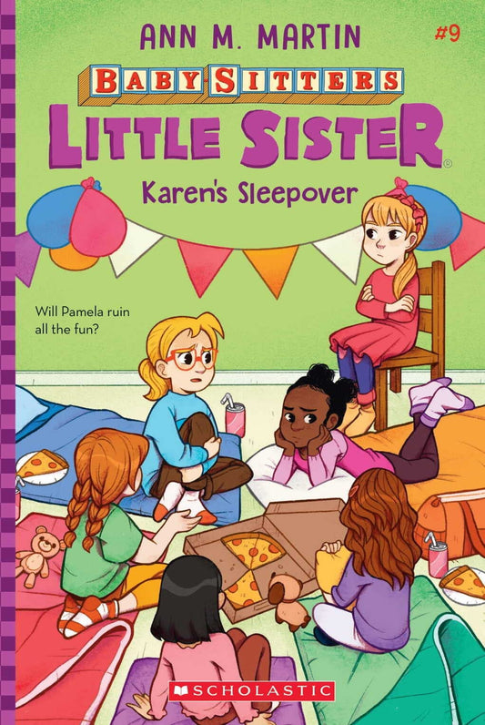 THE BABY-SITTERS LITTLE SISTER #9: KARENS SLEEPOVER book cover
