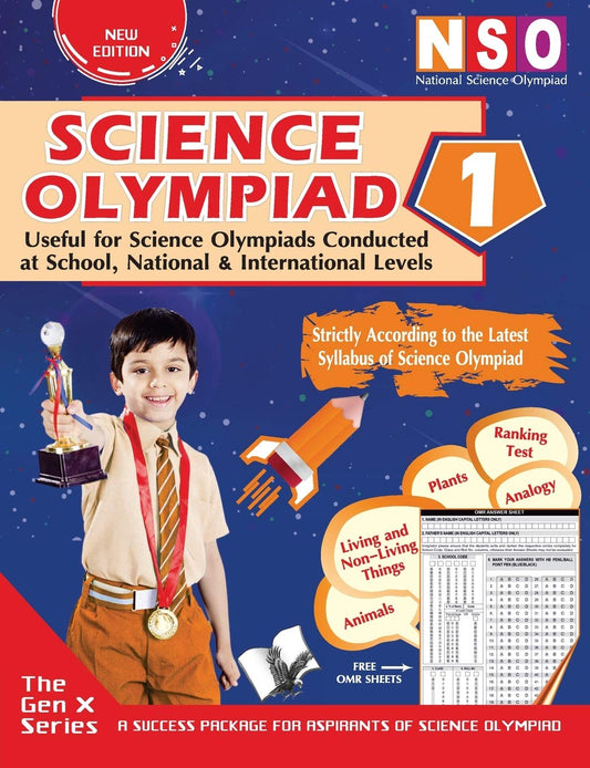 National Science Olympiad - Class 1 (With OMR Sheets) by SHIKHA GUPTA (Author) book cover