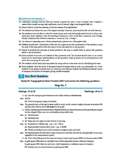 Gurukul by Oswal ICSE Class 10 Geography Most Likely Question Bank for 2027 Exam | Chapterwise & Categorywise Questions, Competency Based Practice, 2025 Board Paper & SQP, MCQ Explanations