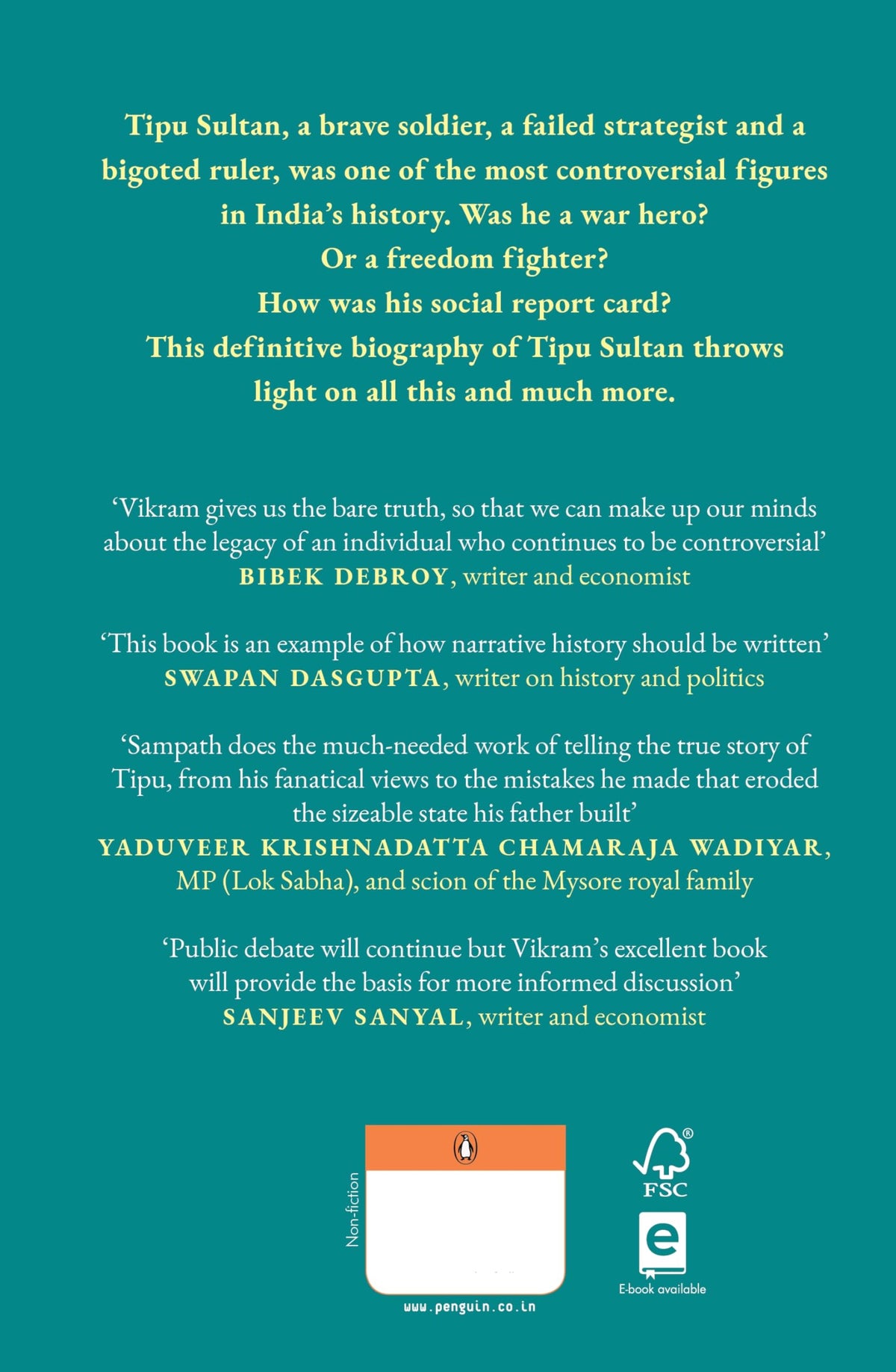 Tipu Sultan: The Saga of Mysore's Interregnum (1760–1799)