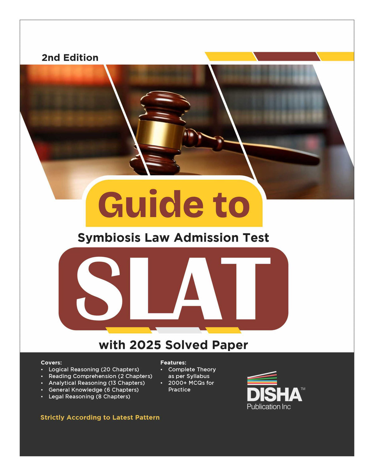 Disha Guide to Symbiosis Law Admission Test - SLAT with 2025 Solved Paper 2nd Edition