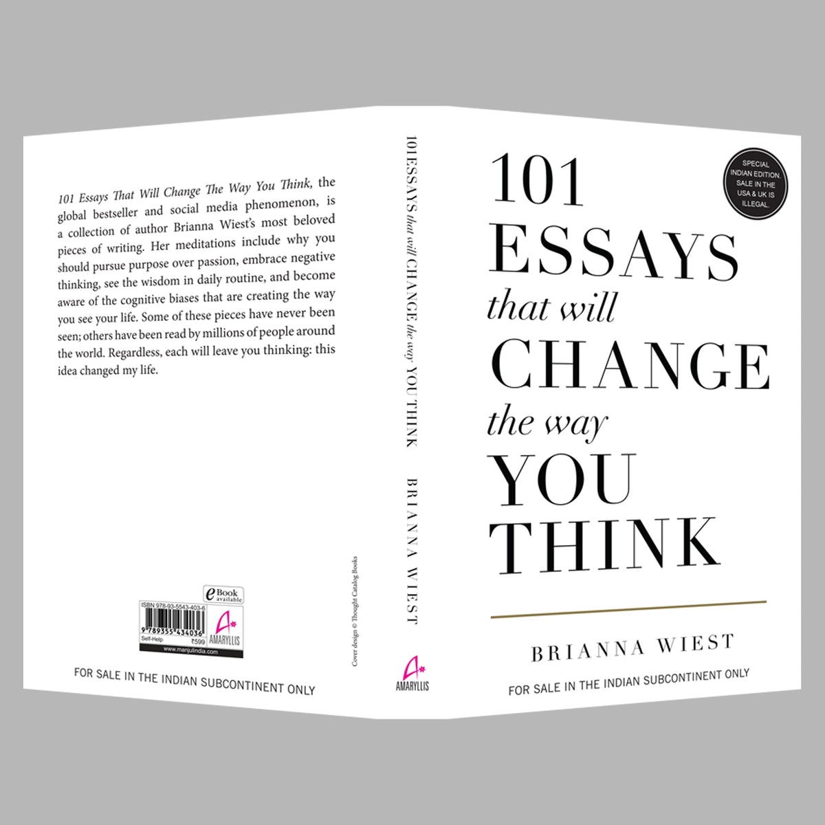 101 Essays That Will Change The Way You Think (English)