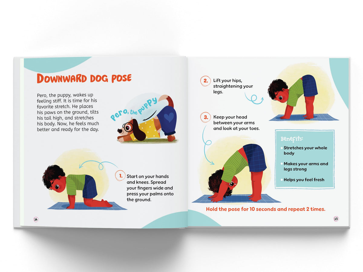 Yoga for Kids: Fun and Simple Yoga Poses I Step-by-Step Guide to Physical and Mental Well-being I Illustrated Asanas for Kids of All Ages I Ages 6+