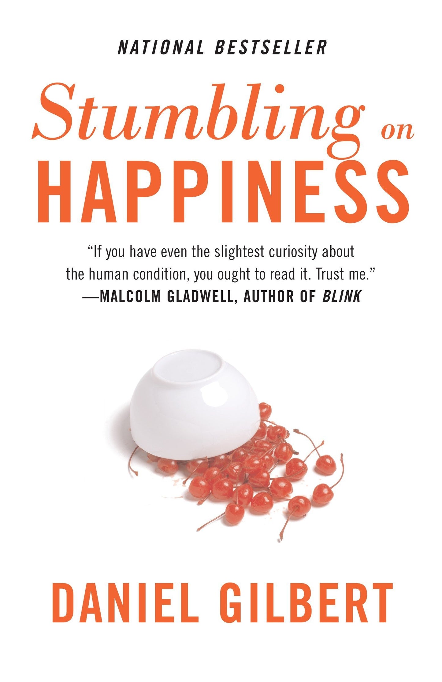 Stumbling on Happiness (Vintage) by Daniel Gilbert (Author) book cover