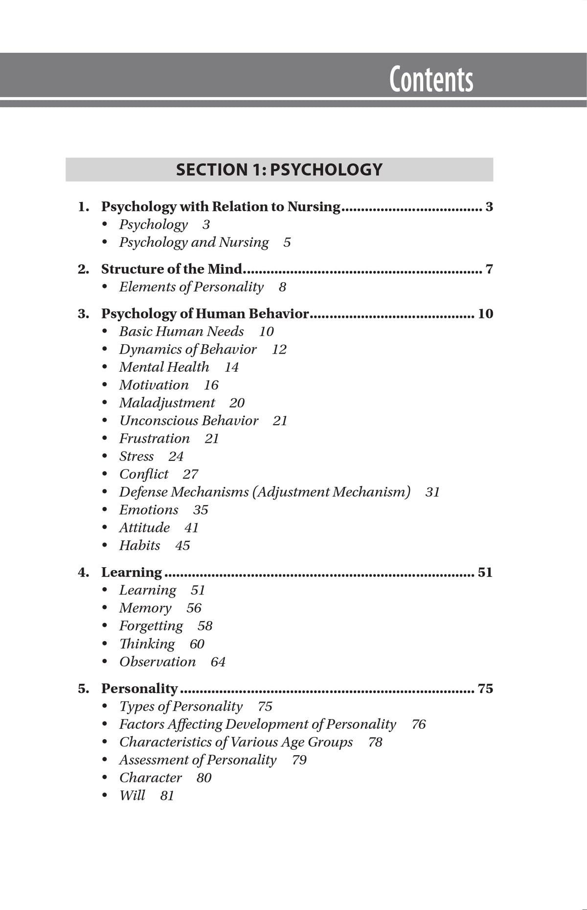 Textbook of Psychology & Sociology for GNM Students, 3/E | Covers Human Behavior, Personality, Learning, Intelligence, Family, Society, Community and Social Problems with Chapter-End Exercises