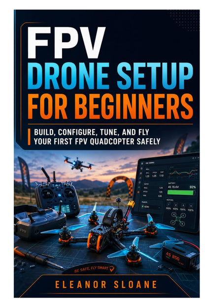 FPV Drone Setup for Beginners: Build, Configure, Tune, and Fly Your First FPV Quadcopter Safely