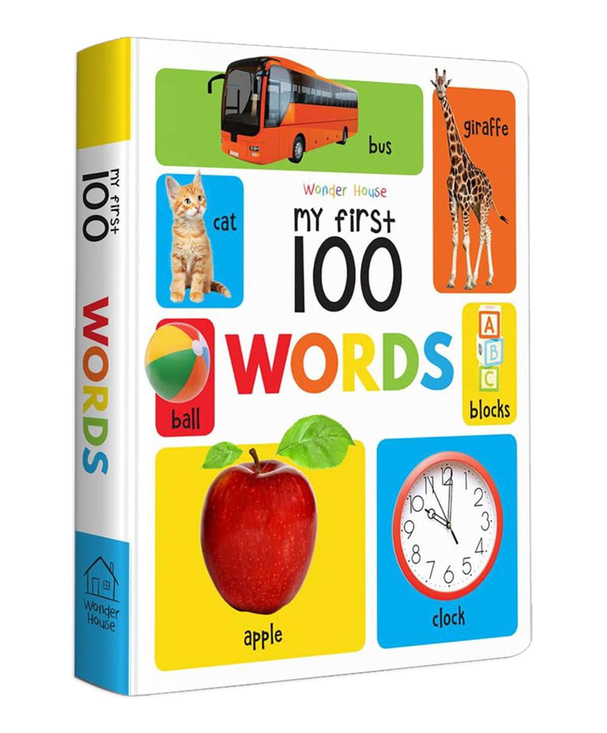 My First 100 Words For Kids | Age 0–5 Years | Vocabulary Building Board Book | Early Learning | Everyday Words | Animals | Food | Toys | Objects | Bright Pictures | Babies & Toddlers | Latest Edition