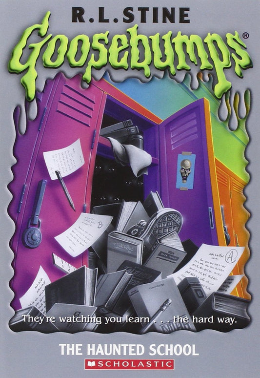 The Haunted School (Goosebumps) by R.L. Stine book cover