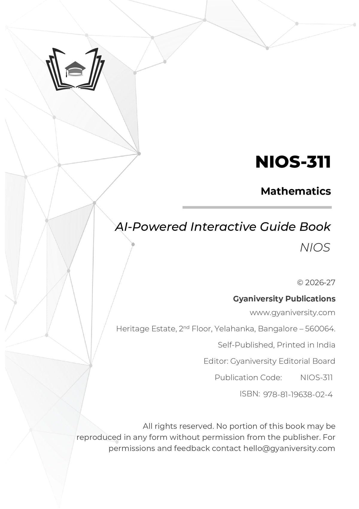 NIOS-311: Mathematics (Interactive Study Guide Book with Previous Year Papers, Videos & Online Quiz)
