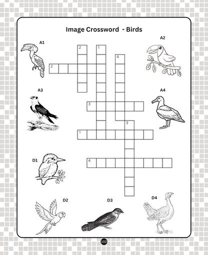 Brain Games for Creative Minds - Ultimate Puzzles for Adults - Level-1 & 2 - Sudoku, Kakuro, Crosswords, Word Search, Mazes, Logic & Number Games, Mind Relaxing Games for Adults