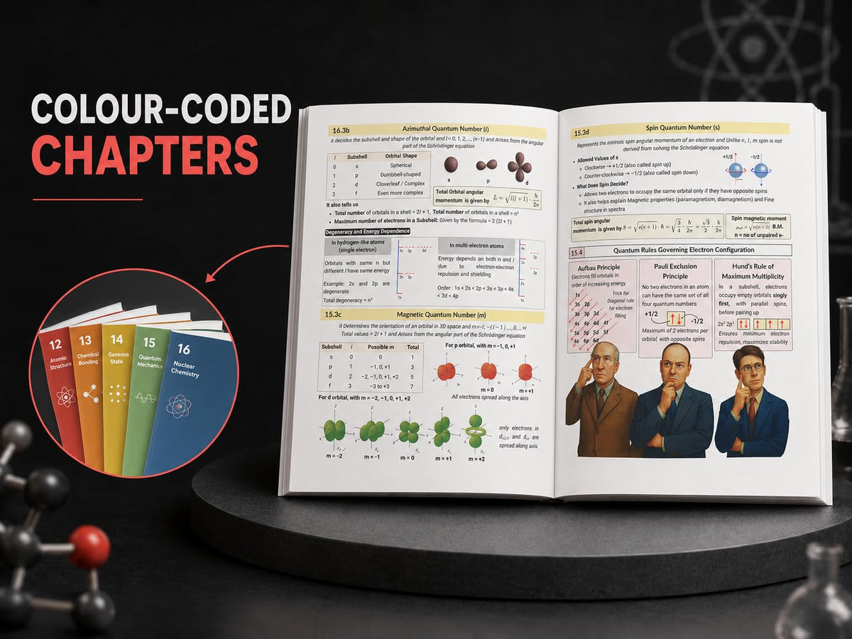 COVALENT MASTER COMBO – Complete Chemistry Book Set for JEE Main, JEE Advanced & NEET UG | Organic, Inorganic & Physical Chemistry | Class 11 & 12 Full Colour Visual Revision Books|