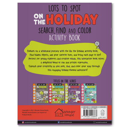 Lots to Spot On The Holiday: Search, Find and Color Activity Book