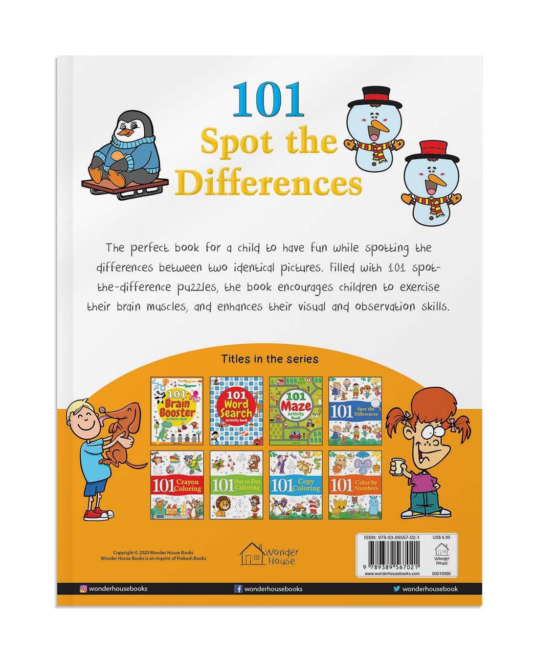 101 Spot The Differences | Fun Activity Book For Children | Improve Observation & Concentration | Ages 5–9 | 3+ Hours Of Engaging Puzzles