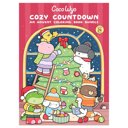 Cozy Countdown: An Advent Coloring Book Bundle