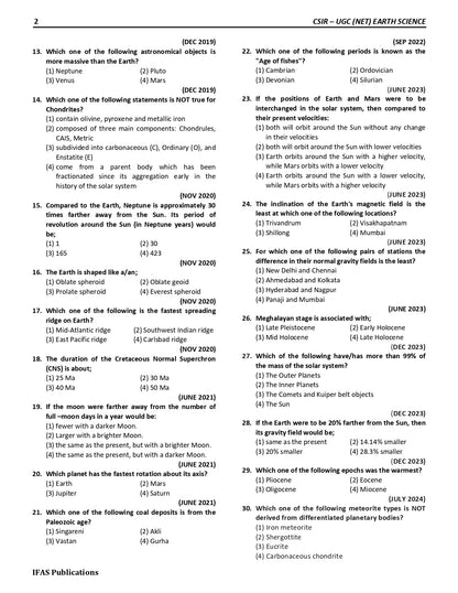 CSIR NET Earth Science & General Aptitude Books 2026 | Previous Year Solved Papers with Detailed Explanations | Topicwise Combo for NTA CSIR UGC NET/JRF, GATE & SET Exams | IFAS Publications