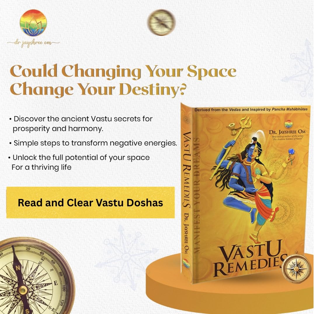 Jayshree Om Vastu Remedies 2nd Edition Paperback | Added Mantras with purification | New Improved edited version | Manifest Your Deams | Vastu Shashtra & Remedies | Vastu Books | Dr. Jayshree Om