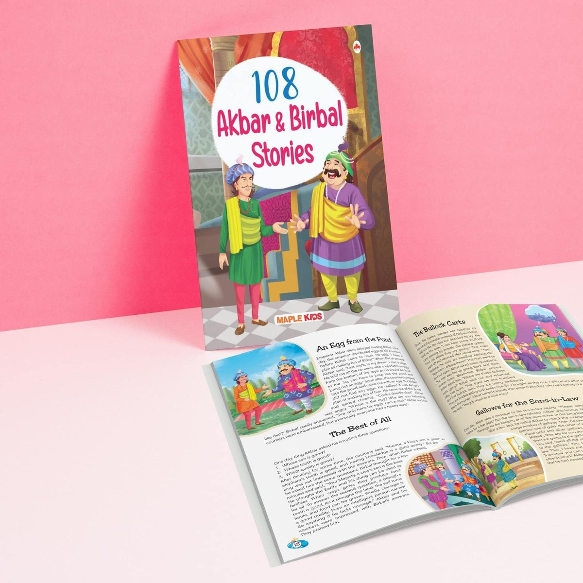 108 Akbar Birbal Stories (Illustrated) - Story Book for Kids - Classic Tales of India - Bedtime Stories 3 Years to 10 Years Old - English Short Stories for Children - Read Aloud to Infants, Toddlers