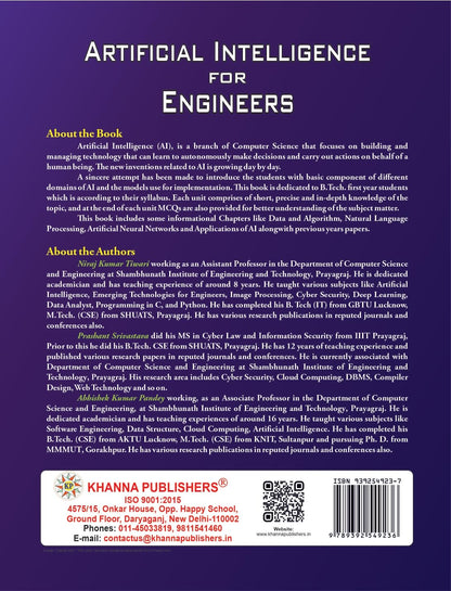 Artificial Intelligence for Engineers