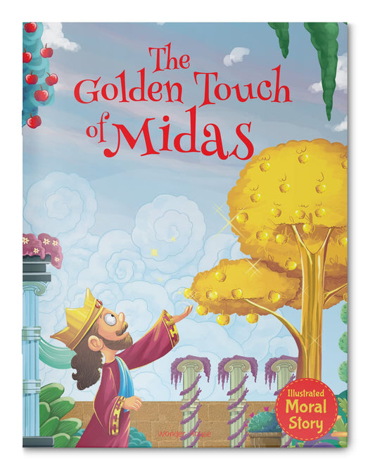 The Golden Touch of Midas - Illustrated Moral Story for Children book cover