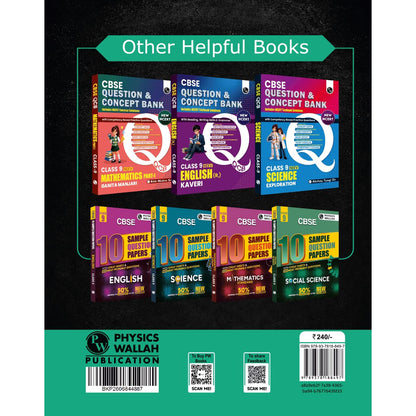 PW New NCERT Class 9 Maths Ganita Manjari Part 1 Textbook Solutions with Mind Maps 2026-27 | Revision Book, Solved NCERT Intext Solutions and End Exercises