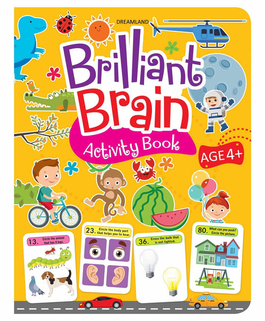 Brilliant Brain Activity Book 4+ book cover