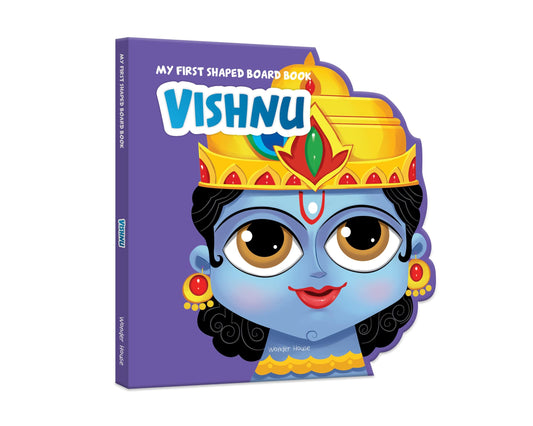 My First Shaped Board Book: Illustrated Vishnu Hindu Mythology Picture Book for Kids Age 2+ book cover