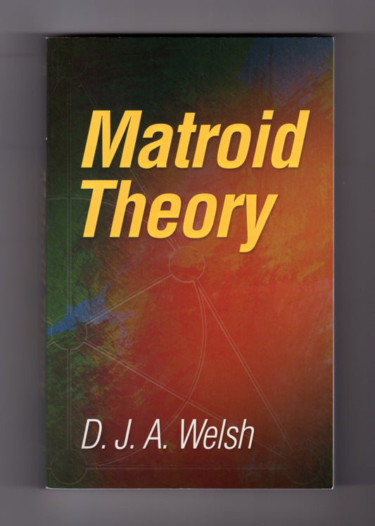 MATROID THEORY book cover