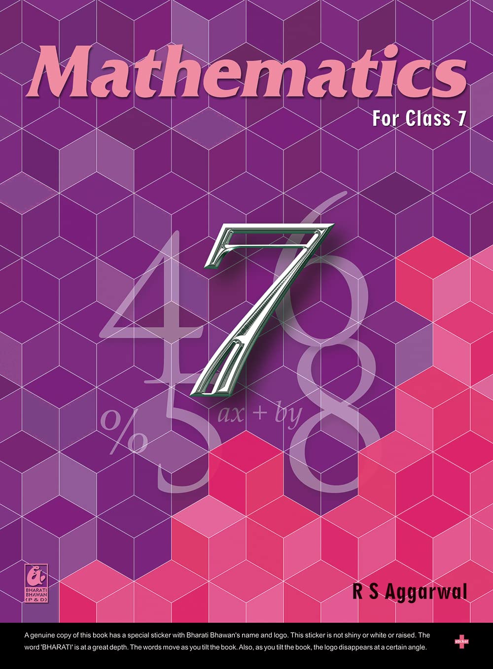 Mathematics for Class 7 - CBSE - by R.S. Aggarwal Examination 2022-2023 by R.S. Aggarwal book cover