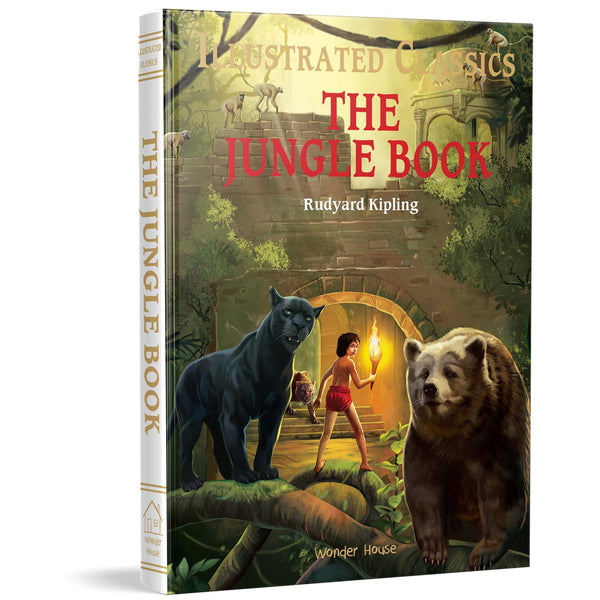 The Jungle Book | Illustrated Abridged Children Classics English Novel With Review Questions (Hardback)