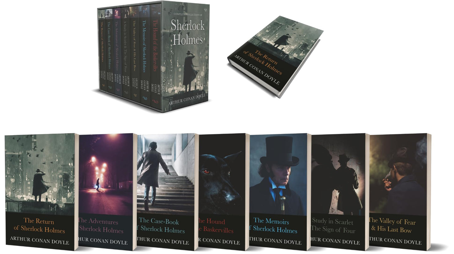 Sherlock Holmes Series Complete Collection 7 Books Set