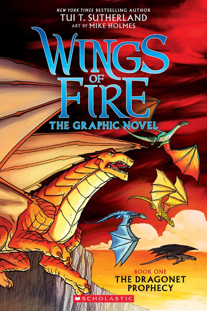 Wings of Fire Graphic Novels (9 Books) Series Set Graphix (Books 1-8 + Darkstalker) | Tui T. Sutherland