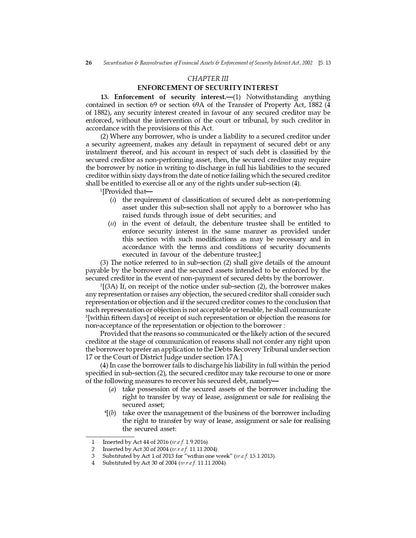 Lawmann's Securitisation and Reconstruction of Financial Assets and Enforcement of Security Interest Act, 2002 | SARFAESI Rules | Bare Act with Comments