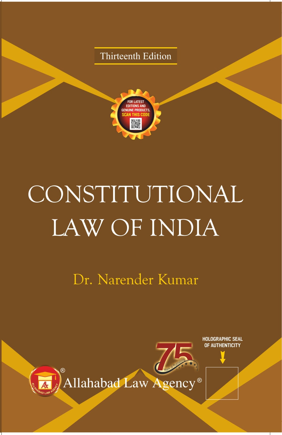Constitutional Law of India by Narender Kumar | 2026 Edition | Textbook for LLB, LLM, Judiciary & UGC-NET | Allahabad Law Agency