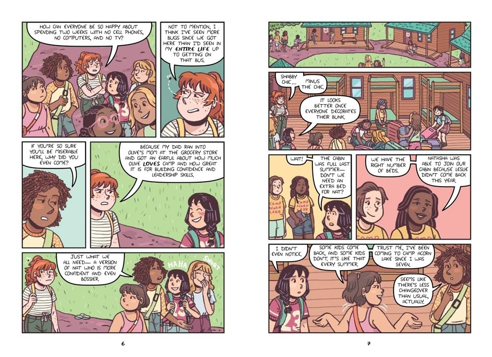 Stuck: A Graphic Novel from the World of Click, by Kayla Miller, about Friendship and Growth at Summer Camp: 7