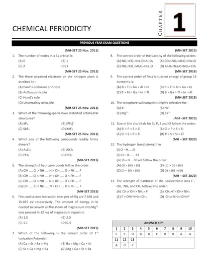 MH SET Chemistry Book 2026 | Previous Year Solved Papers (2011- 2025) with Detailed Solutions | Best Seller Chemical Science PYQ Book for Maharashtra SET Chemistry Exam | IFAS Publications