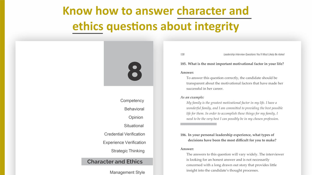 Leadership Interview Questions You’ll Most Likely Be Asked: 250 Real-Life Scenario Questions, Answers for Managers and Executives