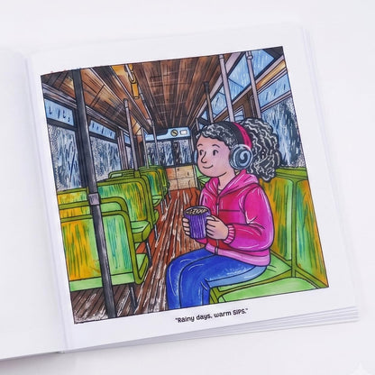 Living My Best Life – A Cozy Coloring Book for Adults & Teens ,Relaxing Cozy Girl Moments, Positive Illustrations & Stress-Free Coloring (Cozy Series)