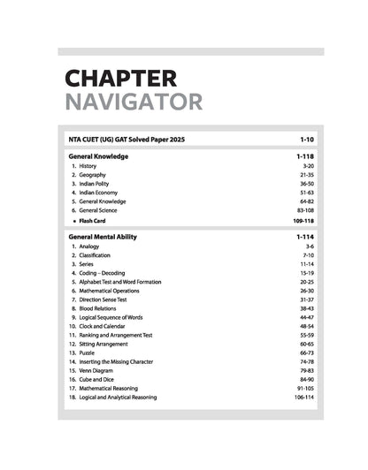 Arihant CUET UG 2026 General Aptitude Test (Section III) Chapterwise Notes & Question Bank | Based on NTA Test Pattern | 1000+ MCQs, Quick Revision ... Qs | CUET 2025 Solved Paper & Online Support