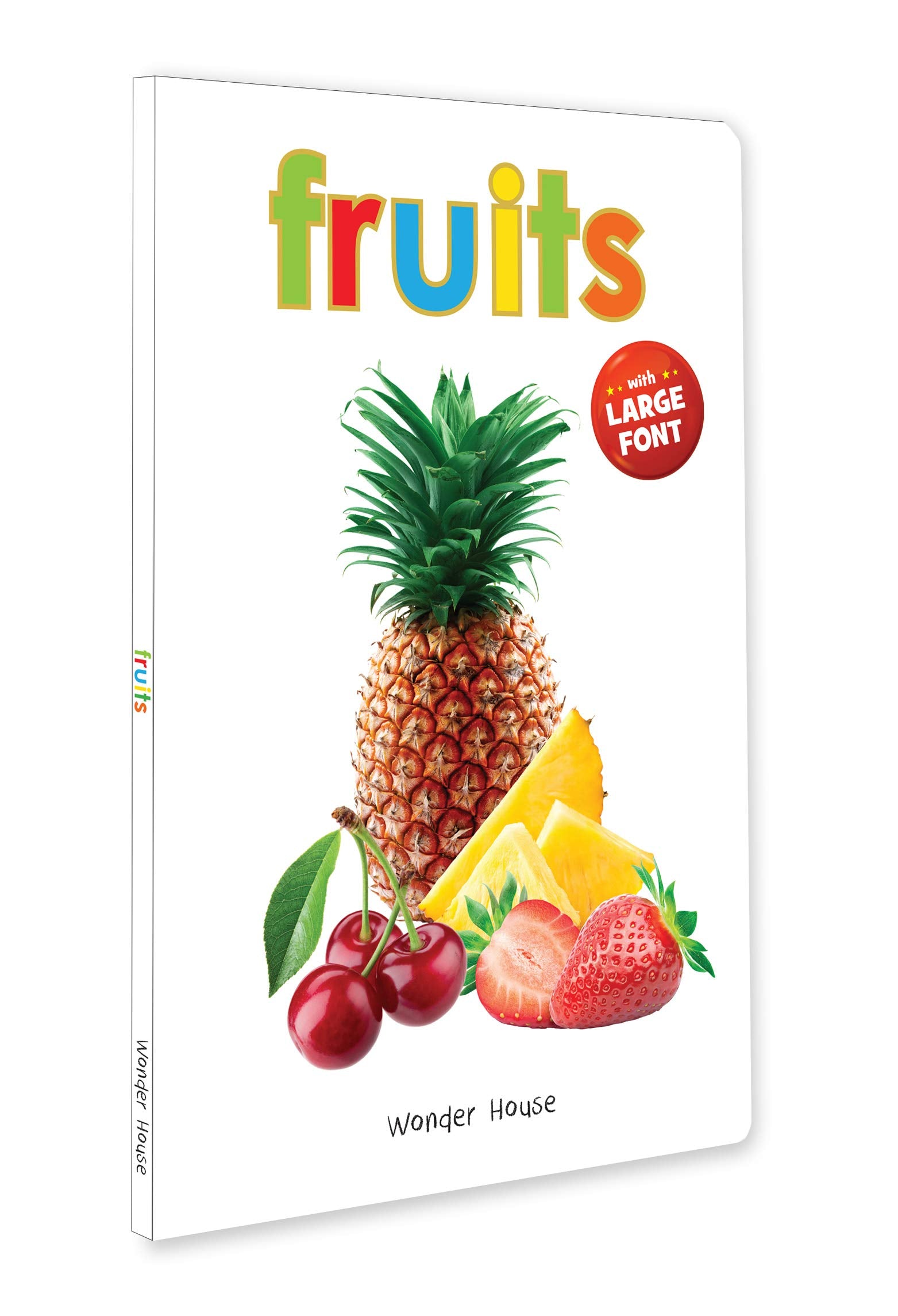 Fruits - Early Learning Board Book With Large Font : Big Board Books Series book cover