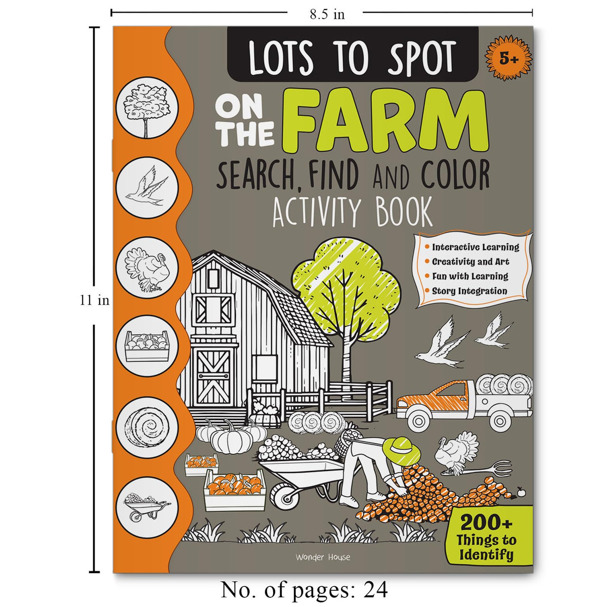 Lots to Spot On The Farm: Search, Find and Color Activity Book