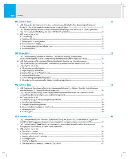 Solved Papers Pediatrics for PG Students, 5/E | Previous Years' Solved Papers (2014-2024) PYQs | A must for MD and DNB Pediatrics, DCH, CPS and Other Examinations Across India: 1