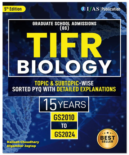 IIT JAM Biotechnology and TIFR Biology Previous Year Solved Paper Book- Topicwise Sorted PYQs with Detailed Explanation - 22 Years (2005 - 2026) | ... (TIFR Biology & IIT JAM Biotechnology Book)