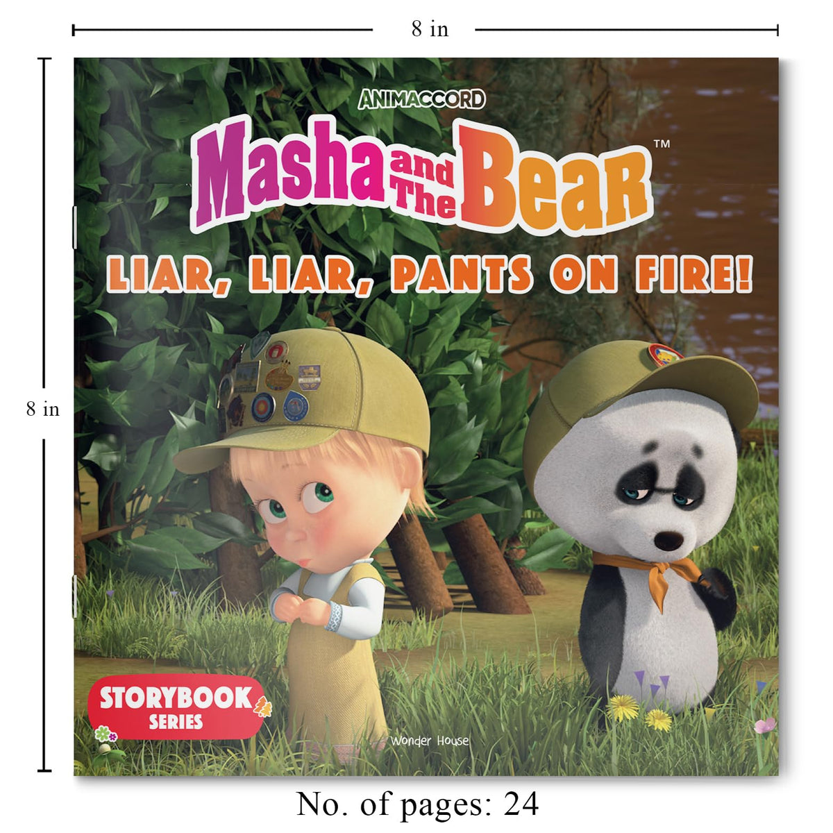 Masha And The Bear | Liar, Liar, Pants On Fire (Story Book)