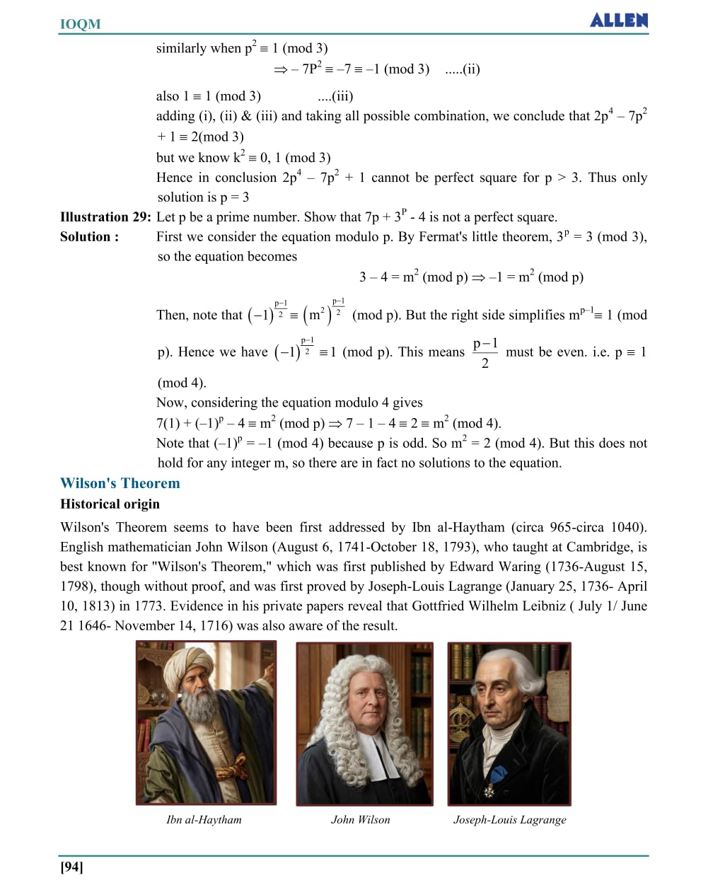 Indian Olympiad Qualifier in Mathematics (IOQM/ PRE-RMO) Book Part 1 & 2 with Solutions for Class 8 to 12 (Set of 3 Books Combo) by ALLEN