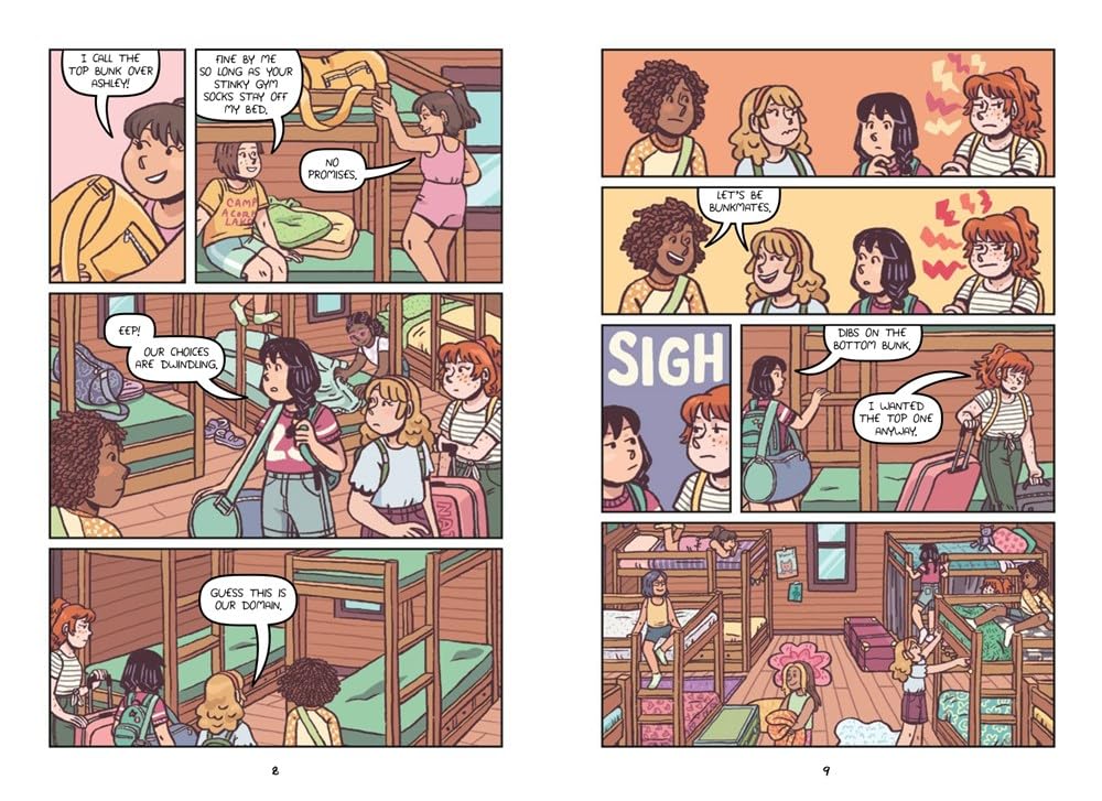 Stuck: A Graphic Novel from the World of Click, by Kayla Miller, about Friendship and Growth at Summer Camp: 7