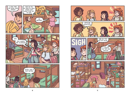 Stuck: A Graphic Novel from the World of Click, by Kayla Miller, about Friendship and Growth at Summer Camp: 7