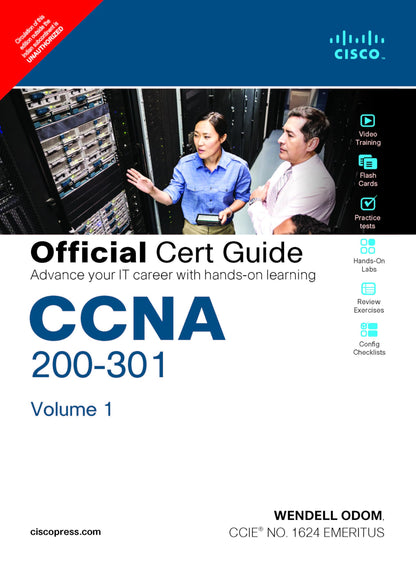 CCNA 200-301 OFFICIAL CERT GUIDE, VOLUME 1