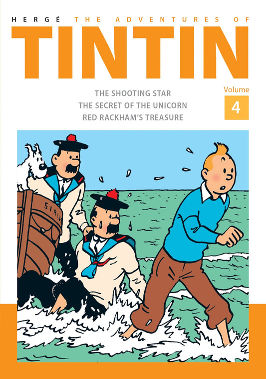 The Adventures of Tintin Volume 4 by Hergé (Author) book cover