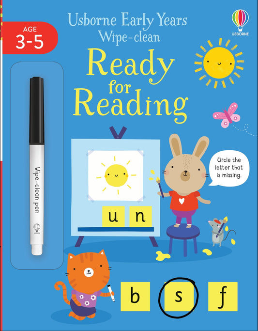 EARLY YEARS WIPE-CLEAN - READY FOR READING book cover