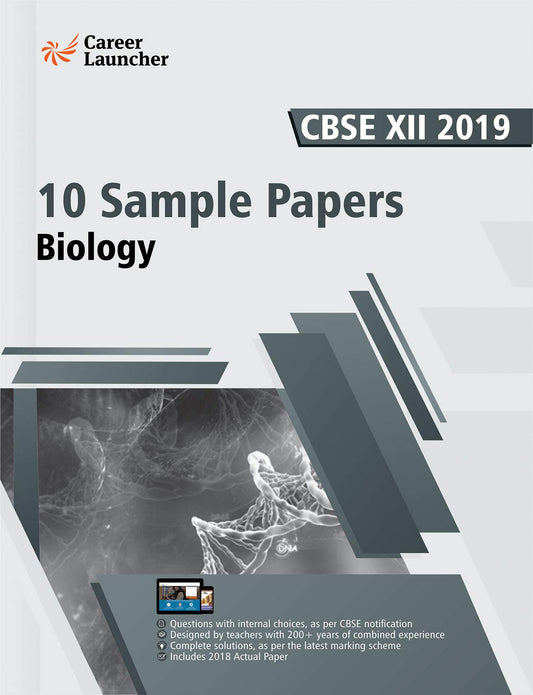CBSE Class XII 2019 : 10 Sample Papers - Biology book cover